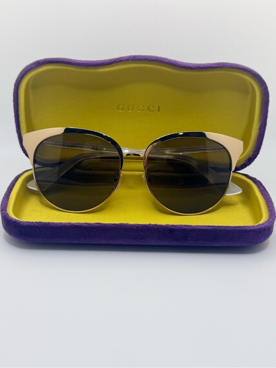 Gucci Accessories - Gucci GG0246SA 003 Gold Brown Sunglasses 57mm with Original Case